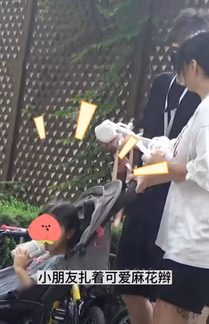 趙又廷推嬰兒車接女兒放學,4歲Rhea在內地讀書,被贊神似高圓圓