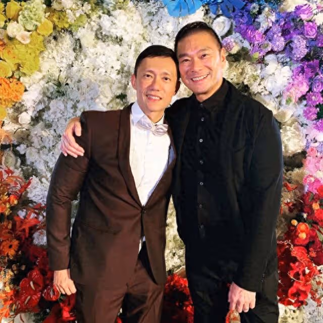 香港知名男主持與丈夫慶祝結婚六周年,因家族遺傳兩度確診患癌