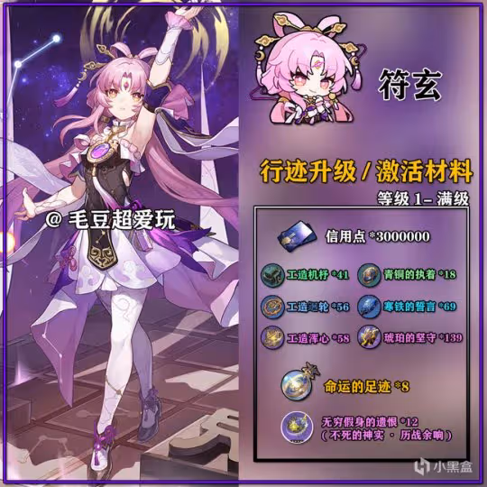 崩壞星穹鐵道符玄培養攻略