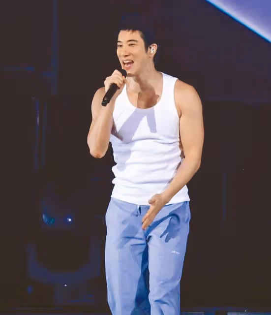 王力宏在演唱會下跪,情緒徹底崩塌,蕭亞軒和范瑋琪現場支持