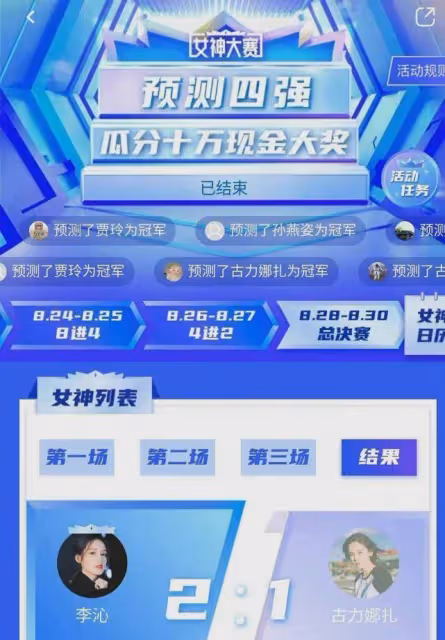 李沁獲第六屆虎撲女神,被質疑是注水內定,其實去年就是亞軍了
