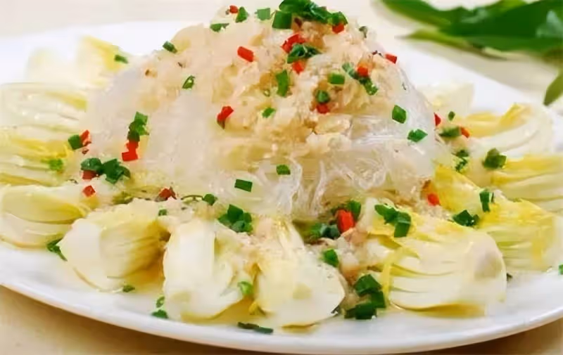 蒜蓉粉絲娃娃菜怎麼做?大廚教你方法,蒜香濃郁,可口美味