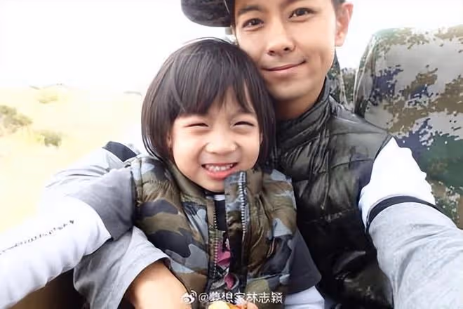 林志穎為大兒子慶生,14歲Kimi身高近一米八,長得比爸爸還壯