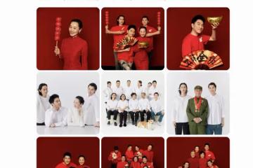 林依輪除夕曬一家12口全家福,兩個兒子高大帥氣,岳父是建國英雄