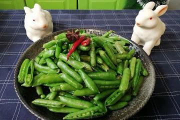 麻辣豌豆莢的做法