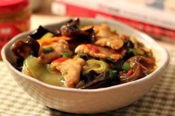精選美食：魚香肉片，千張燉排骨，鮮味萵苣絲，芥蘭炒肉片