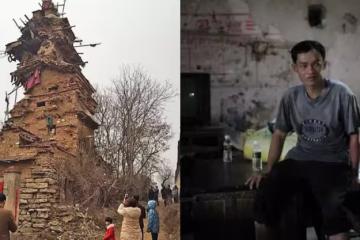55歲低智老漢為2個弟弟蓋房,徒手建起7層孤樓,村民卻說:你弟弟不會回來了