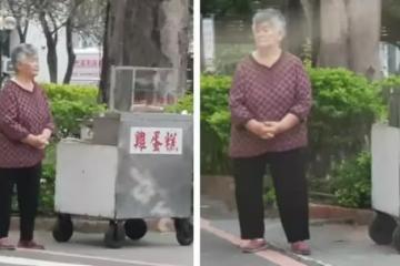 整天都沒人光顧!無助阿嬤「路邊賣雞蛋糕」網友好心搶購 在地人「不小心曝身分」網:眼淚快收回來