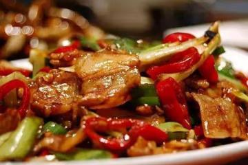 精選美食:蔥爆小炒肉,蝦仁塔菜,青椒雞雜,辣子雞