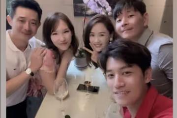 陳喬恩到馬來西亞過年見公婆,迅速融入老公朋友圈,顏值遠超素人
