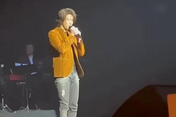 46歲王力宏正式復出！素顏開唱臉部下垂顯憔悴，疑落淚引粉絲大哭