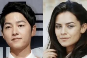 宋仲基老婆孕肚照曝光，挺孕肚與老公參加婚禮，腹部隆起孕相明顯
