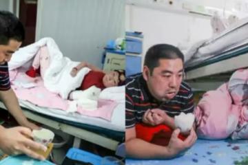 相濡以沫！身障丈夫24小時照顧患病妻　為省錢「兩塊饅頭吃3天」心酸又暖心：妻子是第一位