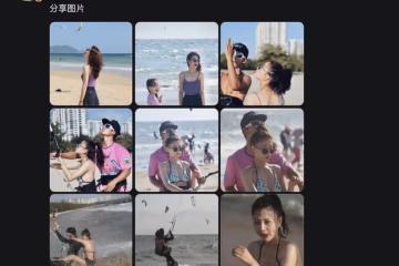 殷桃曬海邊度假照,42歲的年齡24歲的狀態,穿比基尼大秀好身材