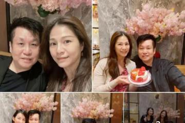 鄭智化與家人慶60歲生日,妻子罕露面美貌出眾,結婚22年甜蜜如初