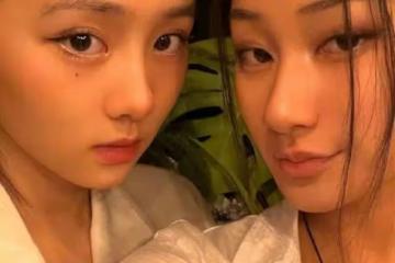 黃磊17歲大女兒再惹爭議，穿低胸裙露事業線，打扮成熟無學生氣