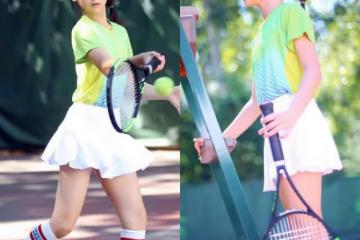 田亮女兒網球比賽戰敗,森碟不敵日本種子選手,提前結束國際賽事