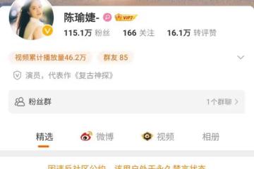 女演員陳瑜婕疑似被抓,社交帳號被永久禁言,疑似JD罪