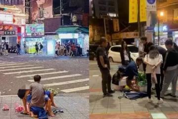 8歲兒和爸爸夜市擺攤「疲憊睡著」，路人心酸光顧！發揮愛心購買「希望他們一家能早點回家」