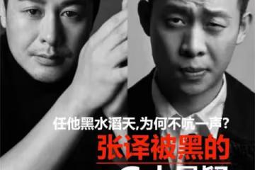任他黑水滔天，為何不吭一聲？張譯被黑的六大懸疑