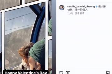 張柏芝情人節帶三個兒子滑雪，喊話「唯一的情人」疑意有所指