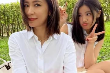 濃妝，網襪，賈靜雯17歲的女兒將東南亞風格進行到底