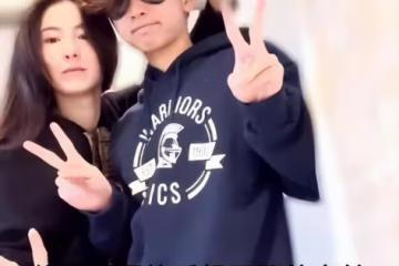 謝霆鋒的小兒子Quintus露面,和媽媽張柏芝拿Lucas手機玩自拍