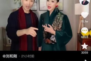 劉和剛攜妻兒豪宅內拜年!世姐妻子盛裝如少女,一雙兒女神似爸