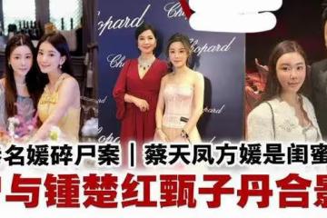 揭秘蔡天鳳前夫奇葩一家:前公公是刑警,烹屍是為了消除DNA證據