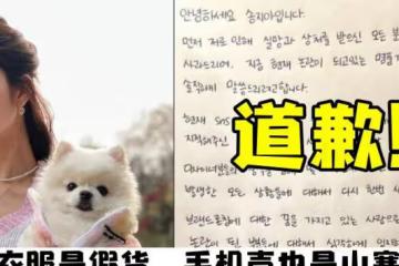 靠白富美人設爆紅...宋智雅被踢爆穿假貨！手寫信道歉認了：是事實