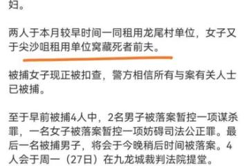 蔡天鳳烹屍案新嫌疑人落網，系前公公的情婦，目前被抓的人都裝傻