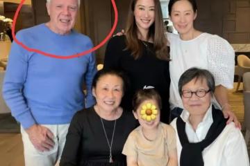 謝霆鋒妹妹謝婷婷的生父首曝光?疑似是白髮外國富商,年齡差驚人