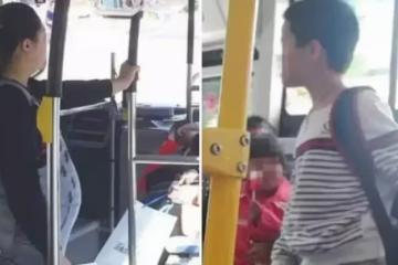 車都買不起，還敢生孩子，孕婦擠公車被大媽看扁，小學生的做法很解氣！