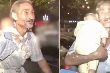看到流浪孕婦翻垃圾吃，七旬老翁不忍「好心帶回家照顧」揹嬰拾荒「堅持照顧到底」：總會好起來的！
