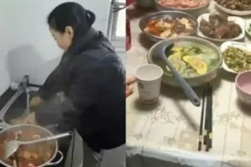她廚房裡忙前忙後！辛苦做好一桌年夜飯　結果卻只讓她寒心：除了兒子之外，沒人在乎我