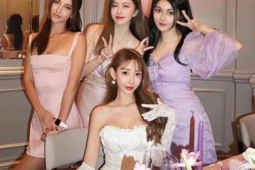 陳冠希前女友慶祝28歲生日,鮮花擺滿整個房間,閨蜜送其獎盃