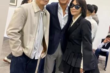 劉嘉玲和梁朝偉看藝術展,余文樂 彭于晏等數十位明星都在現場