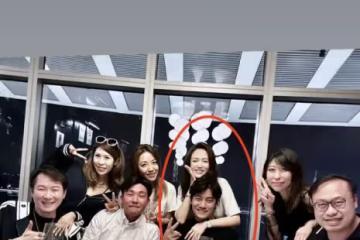 43歲陳喬恩攜丈夫在澳門聚餐，趴Alan肩頭賣萌，此前錄節目被偶遇
