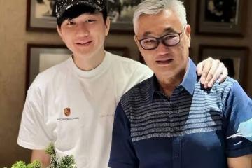 林俊傑為父親慶生,林父滿頭銀髮心情好,父子同框的畫面超溫馨