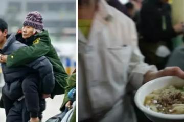 孫子背奶奶吃麵條!麵店老闆「免費多送一份」持續1年 3年後「經營倒閉」哽咽:給大家上了一課