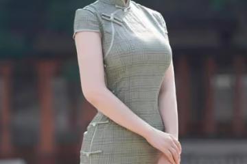中國版卡戴珊,擁有完美翹臀,穿旗袍「花瓶」曲線吸睛