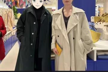 王菲巴黎被偶遇,穿百元風衣手持29塊錢收納袋,疑出國看女兒李嫣