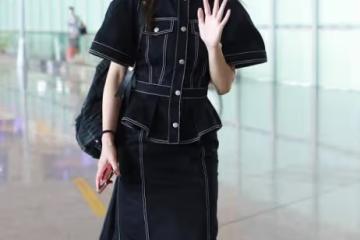 文詠珊穿牛仔的眼光都和一般人不同,寬肩套裝挺霸氣,但比例不錯
