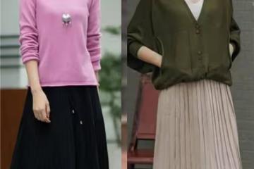 四五十歲女人,別總穿褲裝!這3種裙子的搭配,優雅時髦誰穿誰美