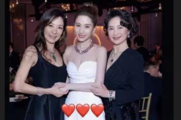 賭王千金何超蓮何超瓊罕同框，姐妹玩親親長太像，相差29歲似母女