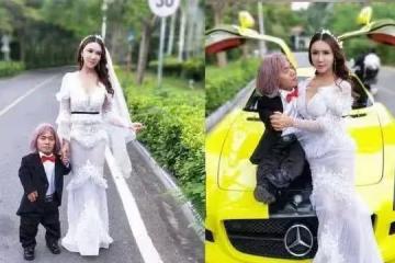 最美「潘金蓮」，兩任老公一個侏儒，一個2.4米，讓人目瞪口呆