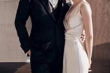 何超蓮竇驍婚禮首套婚紗圖曝光：何超蓮穿白婚紗造型像仙女