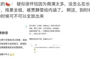 《浪姐4》未播先撕?曝賈靜雯內涵徐懷鈺划水,因業務不精被嫌棄