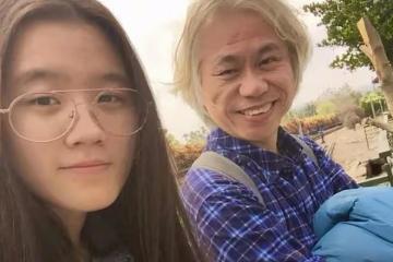 李坤城海葬現場林靖恩沒有現身，骨灰由兒子撒向大海安葬