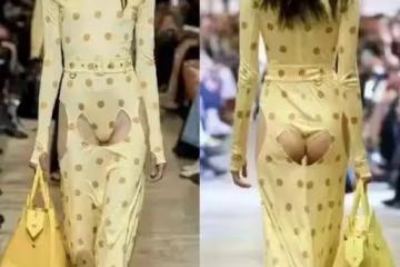 春夏最時髦的女裝從「開襠褲」到「乳頭衣」，私處逐漸公開